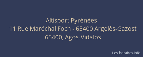 Altisport Pyr&eacute;n&eacute;es