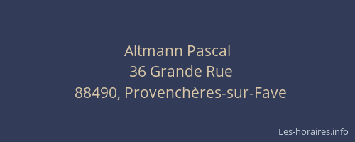 Altmann Pascal