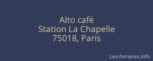 Alto café