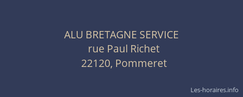 ALU BRETAGNE SERVICE