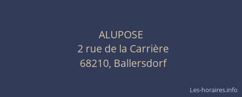 ALUPOSE