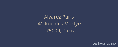 Alvarez Paris