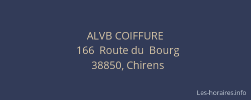 ALVB COIFFURE