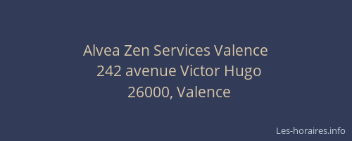 Alvea Zen Services Valence
