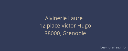 Alvinerie Laure
