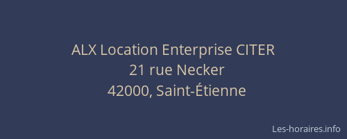 ALX Location Enterprise CITER