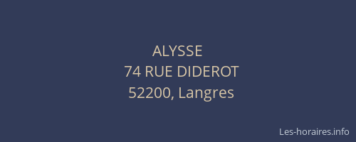ALYSSE