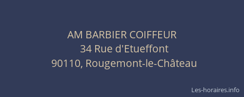 AM BARBIER COIFFEUR