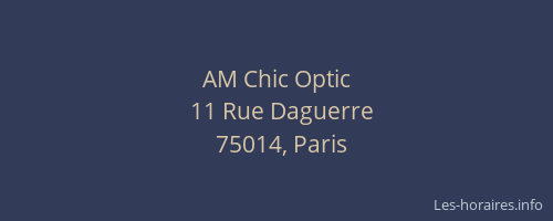 AM Chic Optic