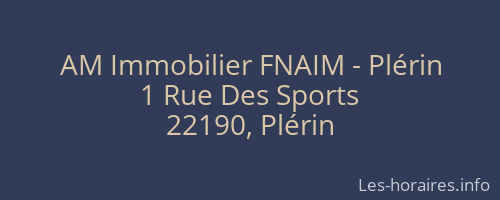 AM Immobilier FNAIM - Plérin