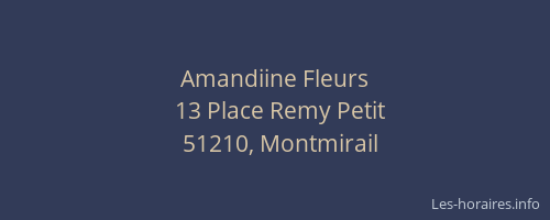 Amandiine Fleurs