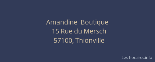 Amandine  Boutique