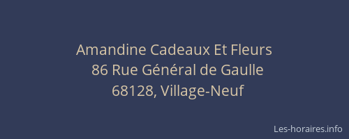 Amandine Cadeaux Et Fleurs