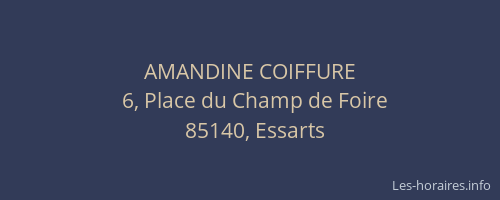 AMANDINE COIFFURE
