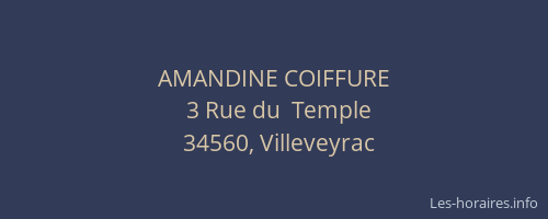 AMANDINE COIFFURE