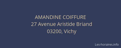 AMANDINE COIFFURE