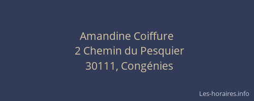 Amandine Coiffure