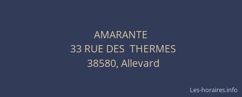 AMARANTE