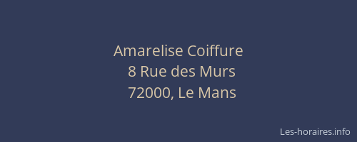 Amarelise Coiffure