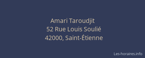 Amari Taroudjit
