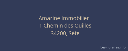 Amarine Immobilier