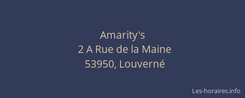 Amarity's