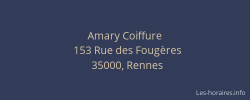 Amary Coiffure