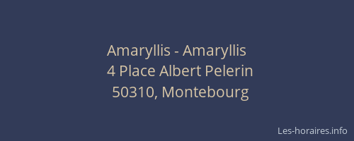 Amaryllis - Amaryllis