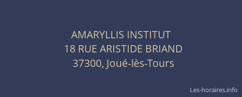 AMARYLLIS INSTITUT