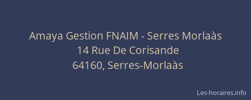 Amaya Gestion FNAIM - Serres Morla&agrave;s