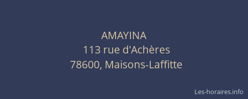 AMAYINA