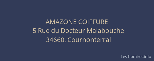 AMAZONE COIFFURE