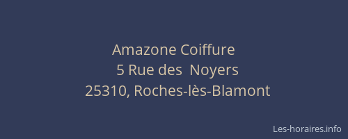 Amazone Coiffure