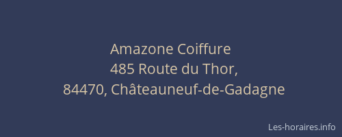 Amazone Coiffure