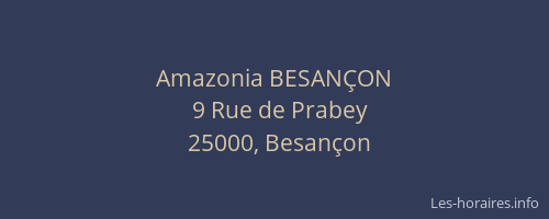 Amazonia BESANÇON