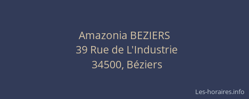 Amazonia BEZIERS