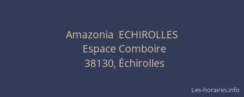Amazonia  ECHIROLLES