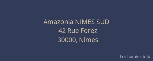 Amazonia NIMES SUD