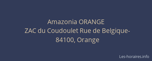 Amazonia ORANGE