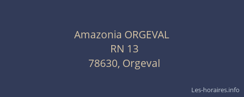 Amazonia ORGEVAL