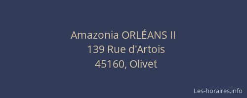Amazonia ORL&Eacute;ANS II