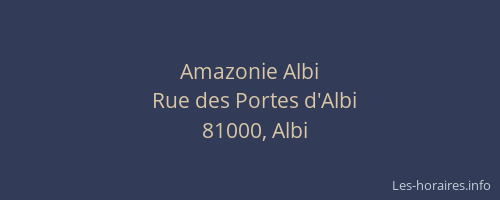 Amazonie Albi