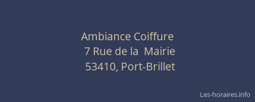 Ambiance Coiffure