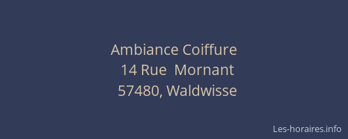 Ambiance Coiffure