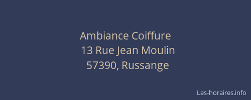 Ambiance Coiffure