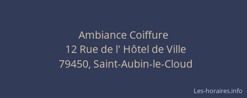 Ambiance Coiffure