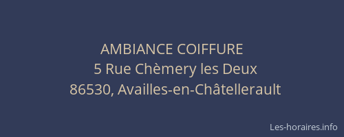AMBIANCE COIFFURE