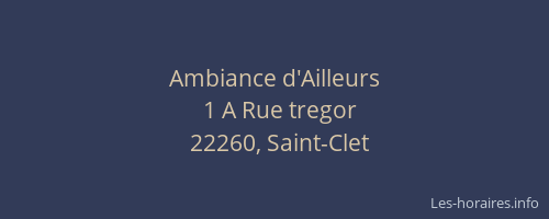 Ambiance d'Ailleurs