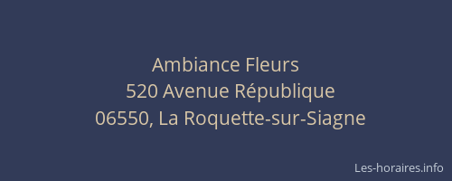 Ambiance Fleurs
