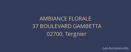 AMBIANCE FLORALE